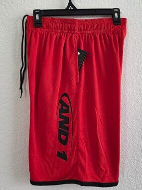 New Mens Basketball Shorts by And1.** Elastic Waist Size S.